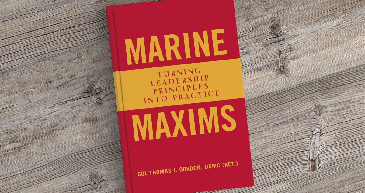 Book cover - Marine Maxims