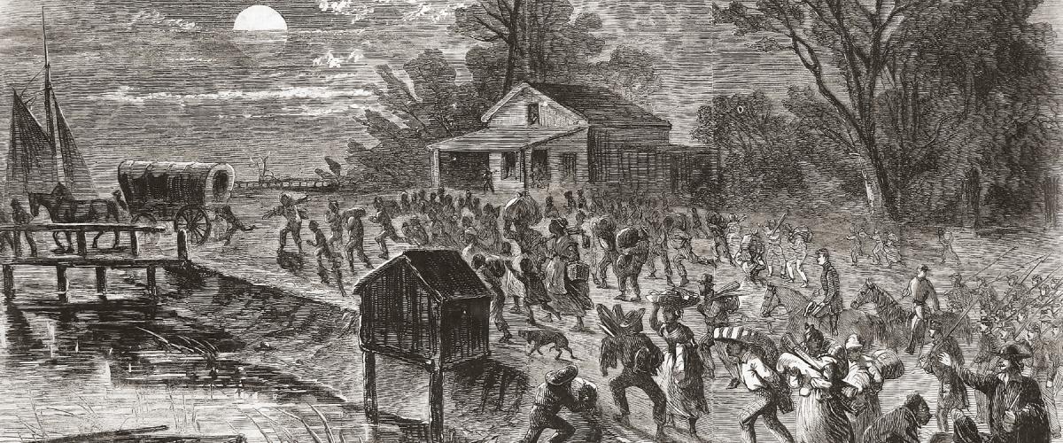 With Fort Monroe standing as a beacon of Union-held territory in Hampton, Virginia, hundreds flee across the line from slavery to freedom during the first summer of the Civil War. The influx will put a strain on U.S. Army and Navy resources—but also serve as a source of much-needed enlistments as the conflict drags on.