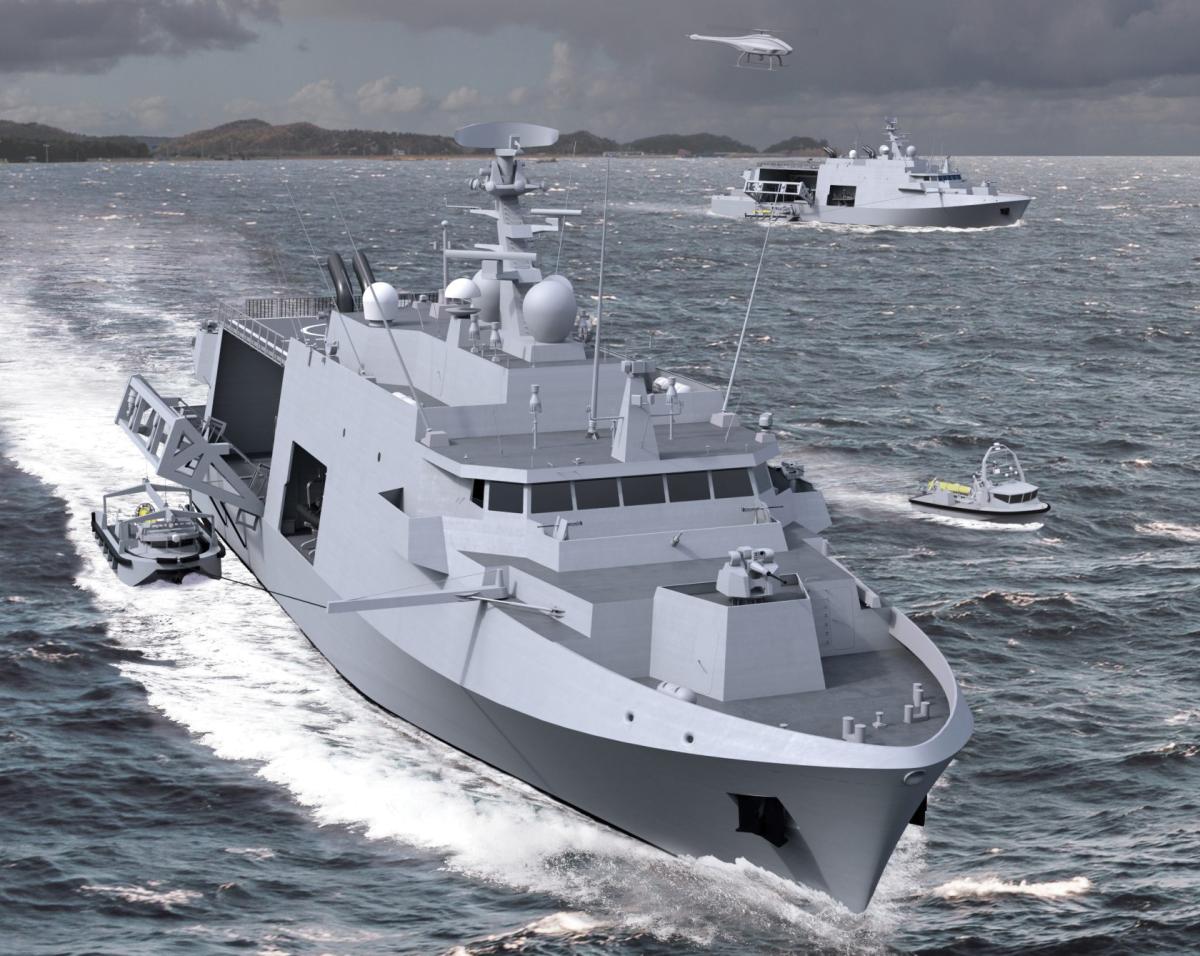 Computer rendering of the new MCM vessel ordered by Belgium and the Netherlands in 2019