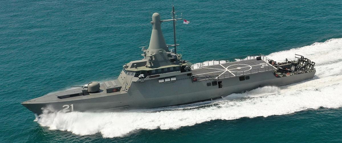 The Dauntless, Singapore’s seventh littoral mission vessel, entered service in 2020.