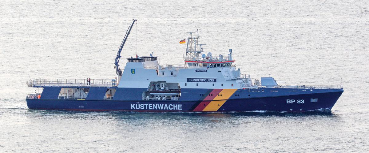 German Federal Police Patrol Ship