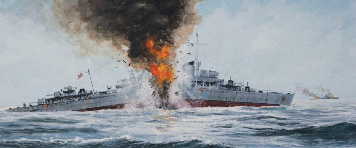 German destroyer Friedrich Eckold
