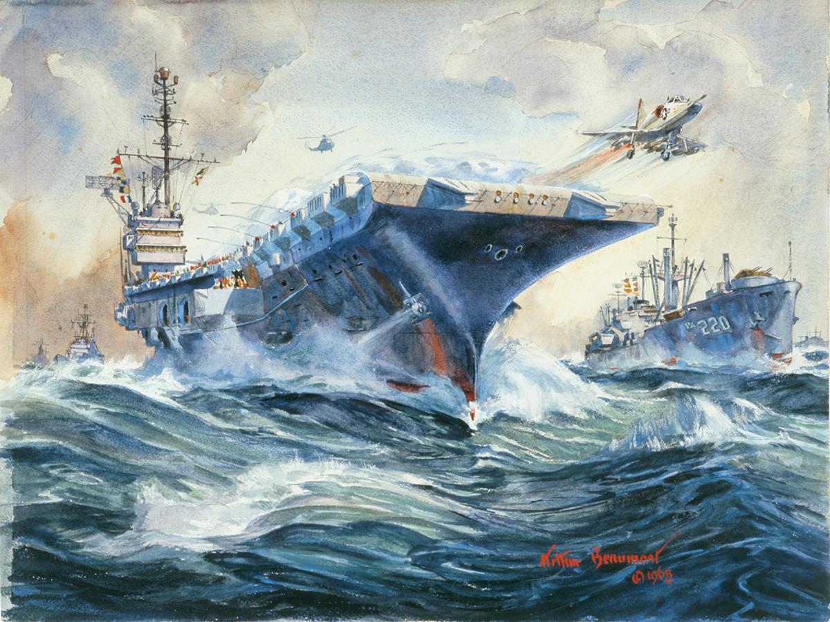 USS Forrestal Painting