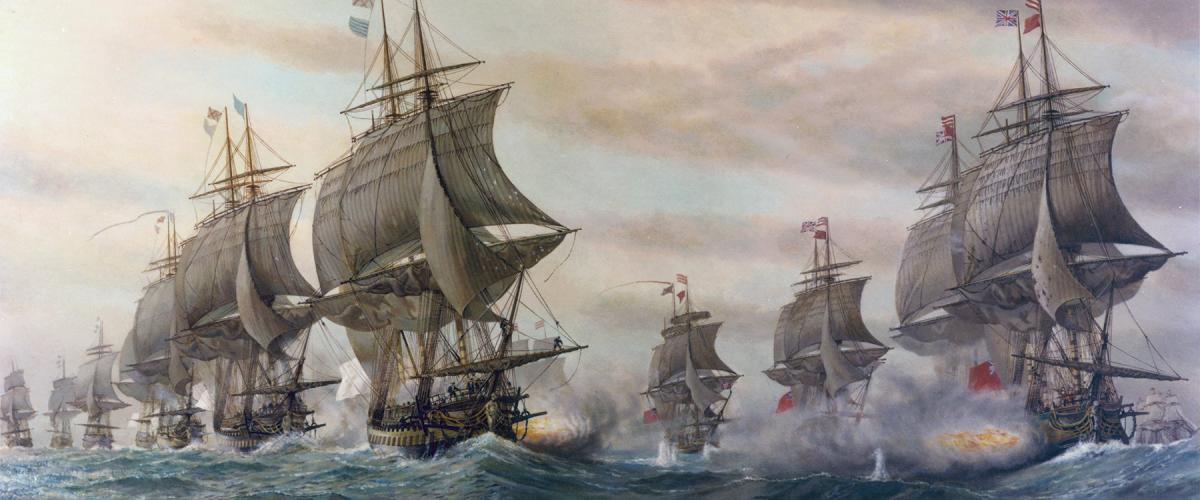 The crucial French naval victory at the 1781 Battle of the Capes marked the day the Royal Navy lost the American Revolution. 