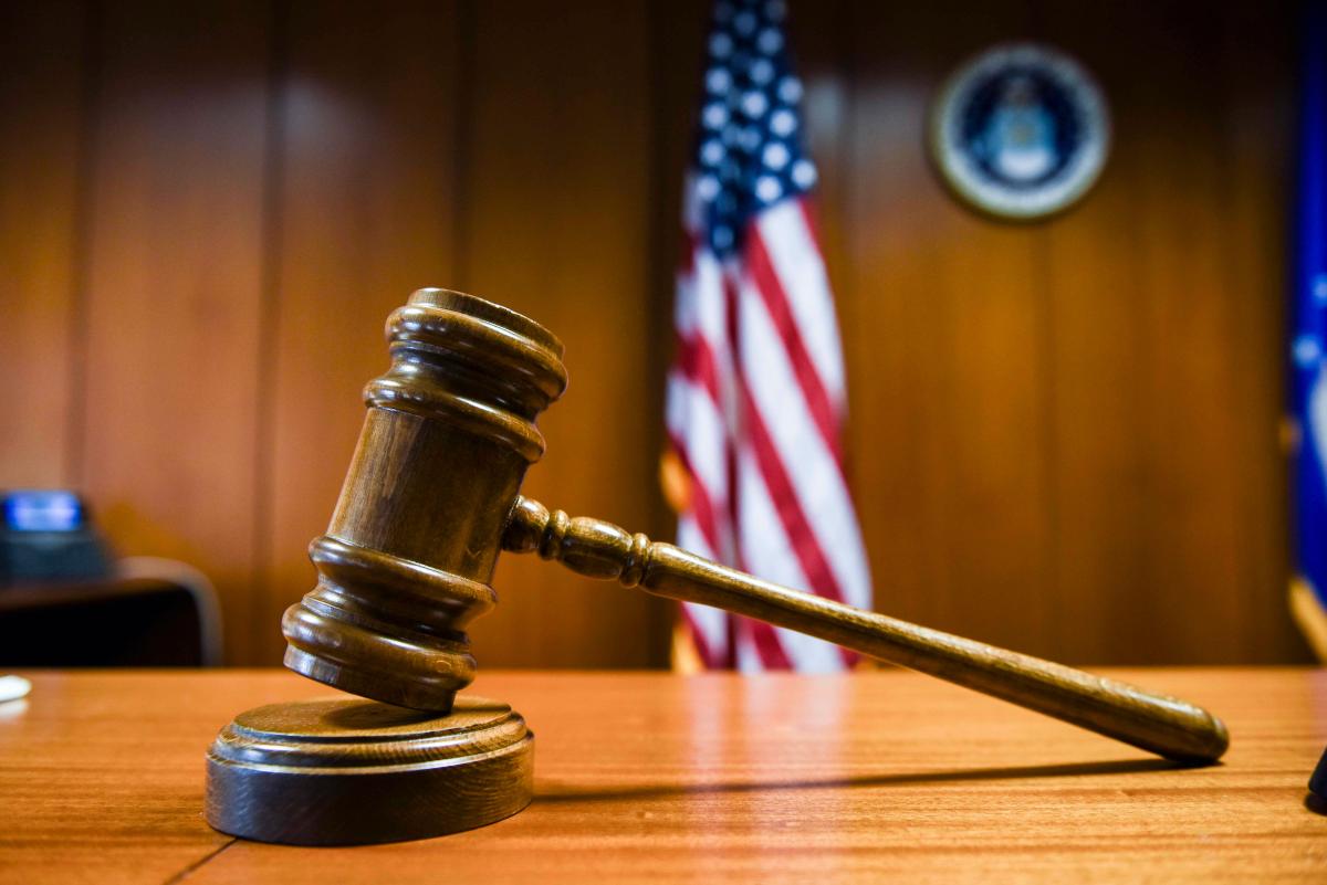 Military courtroom