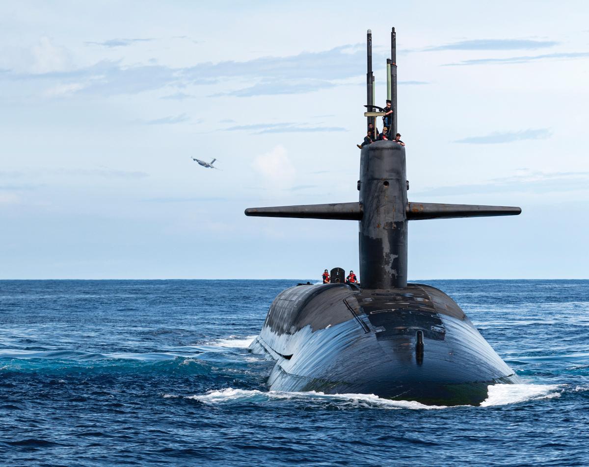 The sea-based strategic deterrent inherent in the U.S. Navy’s ballistic missile submarines will remain a vital part of our national defense. Here, the USS Henry M. Jackson (SSBN-730) is at sea in late 2020 off the Hawaiian Islands. 