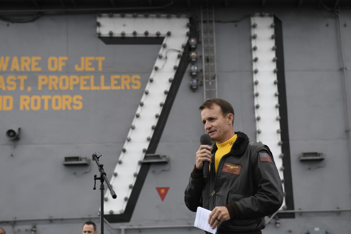Captain Brett Crozier, U.S. Navy