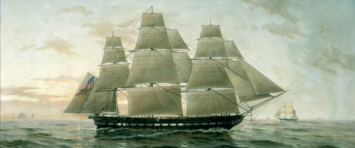 The American Frigate Chesapeake. NHHC