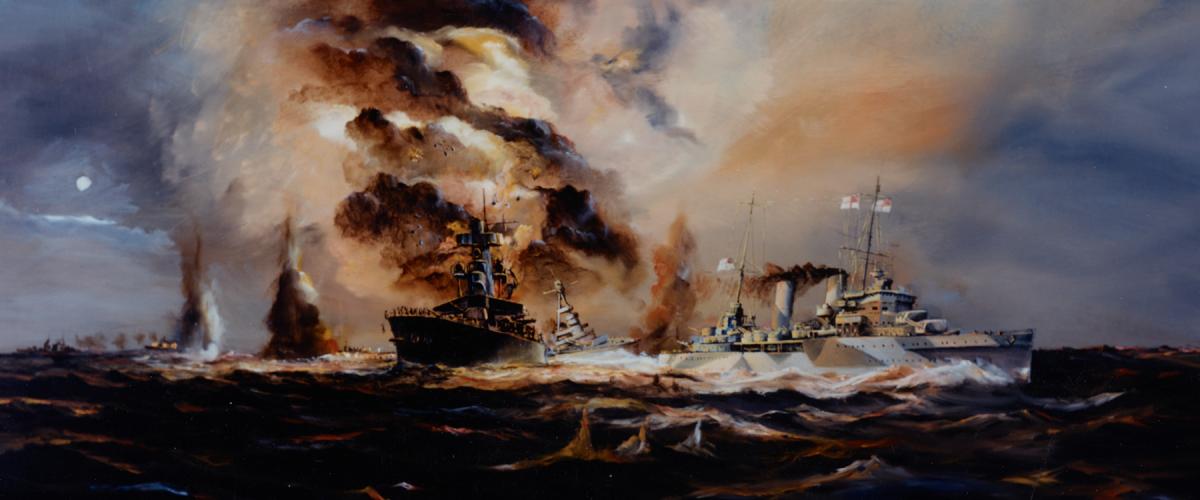 Battle of Java Sea Painting