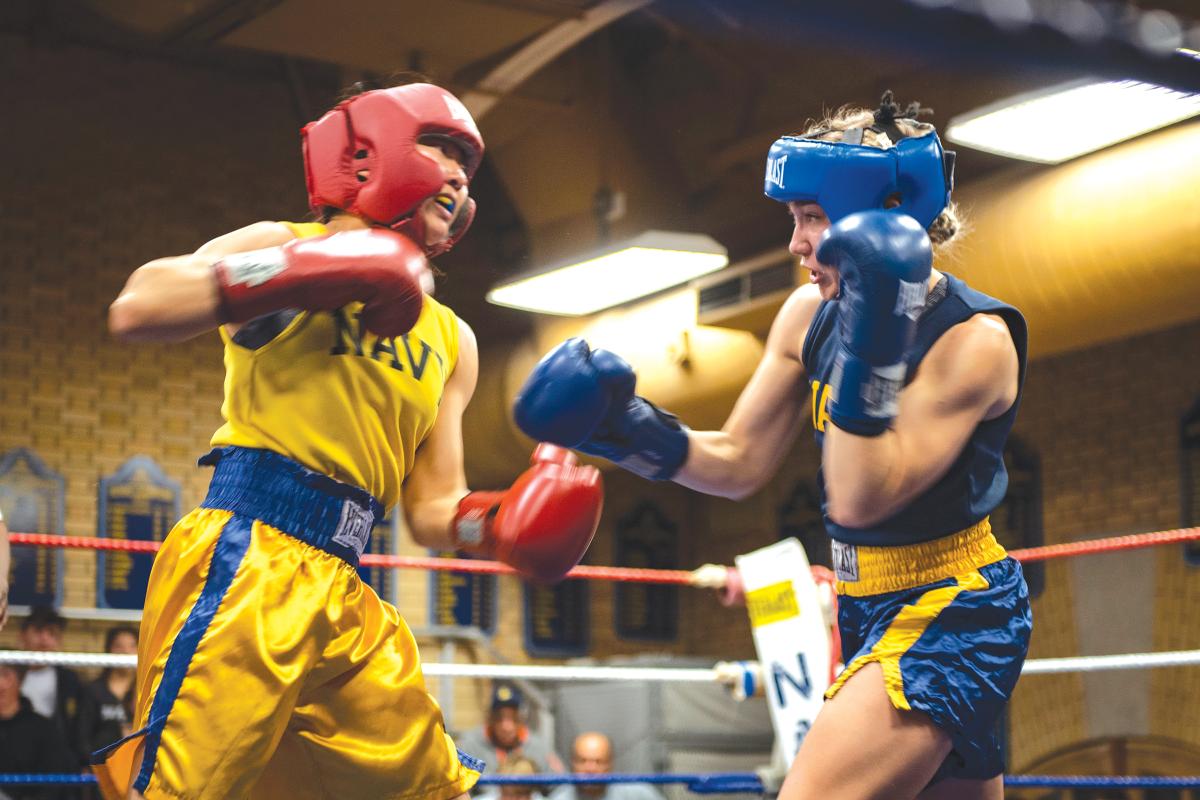 Midshipmen boxing