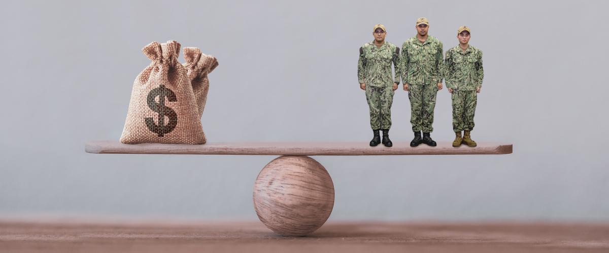 The current Regular Military Compensation system has remained stagnant while civilian compensation evolves. DoD should transition to something akin to the General Schedule salaries used for federal civilian employees.