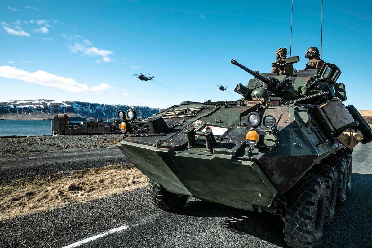 U.S. Marine Corps Light Armored Vehicle