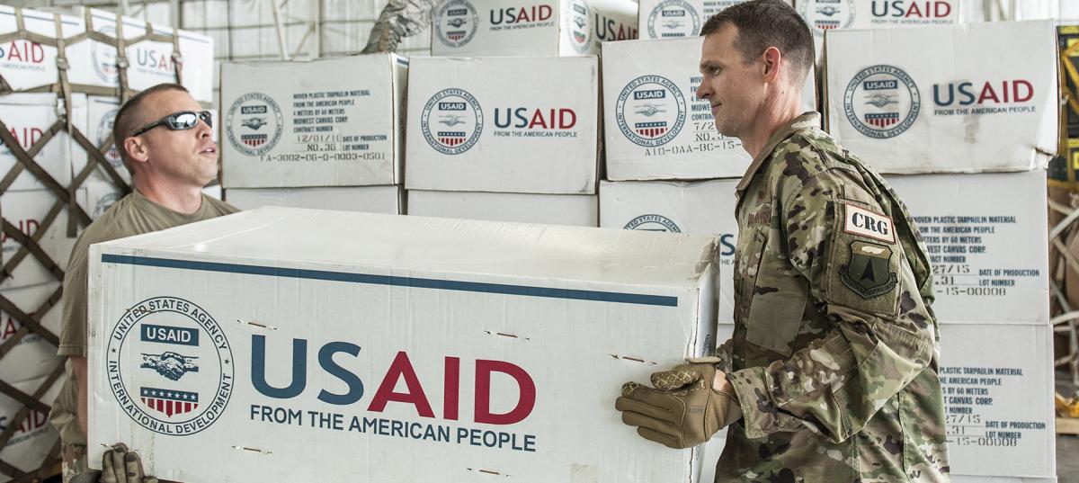 U.S. Air Force delivers relief supplies to Balikpapan, Indonesia