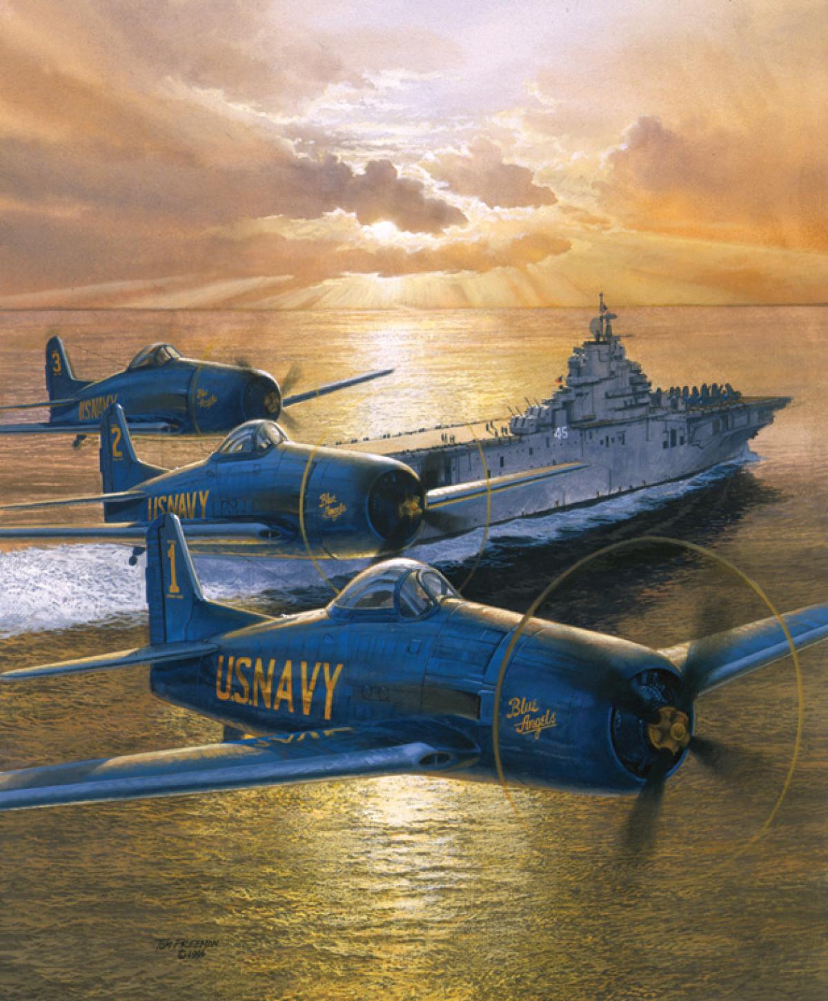 ©1996, Tom W. Freeman, courtesy of SM&S Naval Prints, Inc.