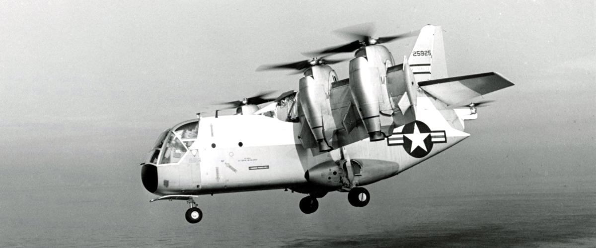 XC-142A taking off