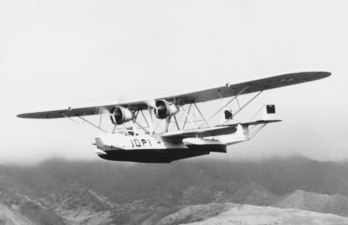 A P2Y-1 of Patrol Squadron 10F in flight, 1934.