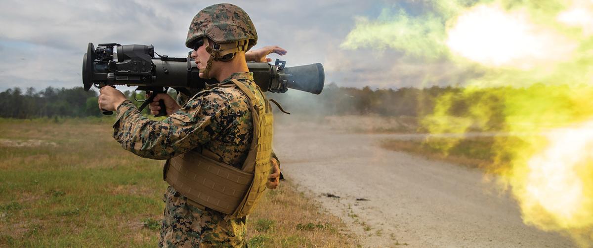 An infantry fire team needs a responsive direct-fire high-explosive solution capable of reducing a hardened position or destroying an enemy armored vehicle. The Marine Corps is fielding the M3E1 Multi-Role Anti-Armor Anti-Personnel Weapon System (above) to fill this role.