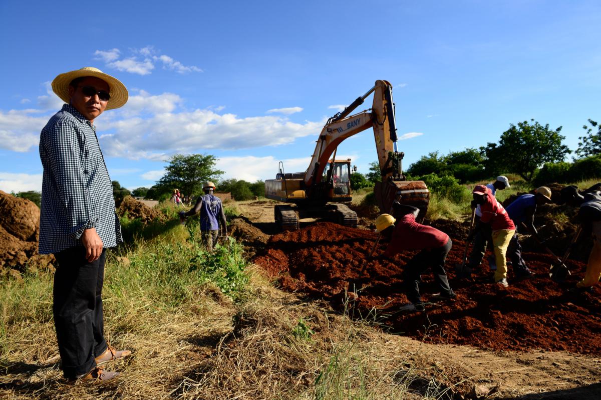 A Chinese construction company builds a new bridge over the Kafue River in Zambia. China’s Belt and Road Initiative could create a network of client states.