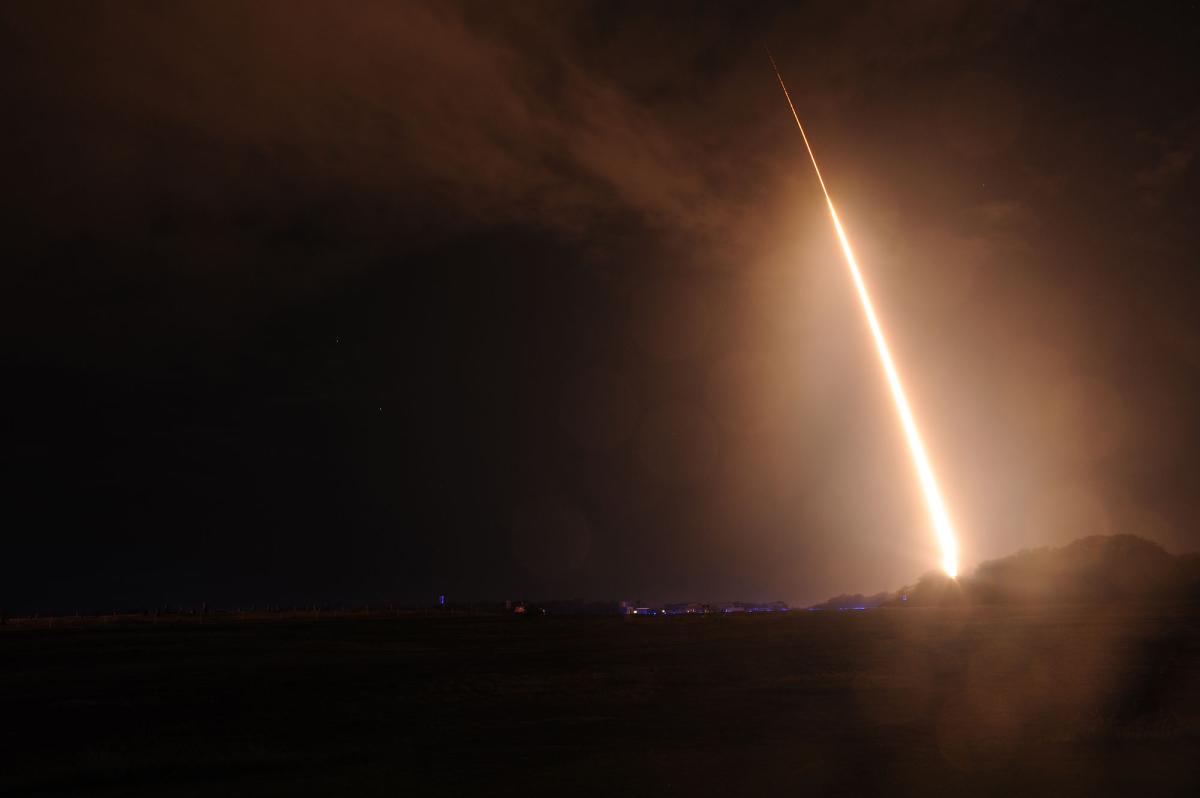Ballistic missile test