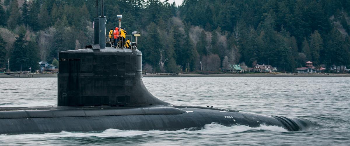 Seawolf-class attack submarine USS Connecticut (SSN-22)