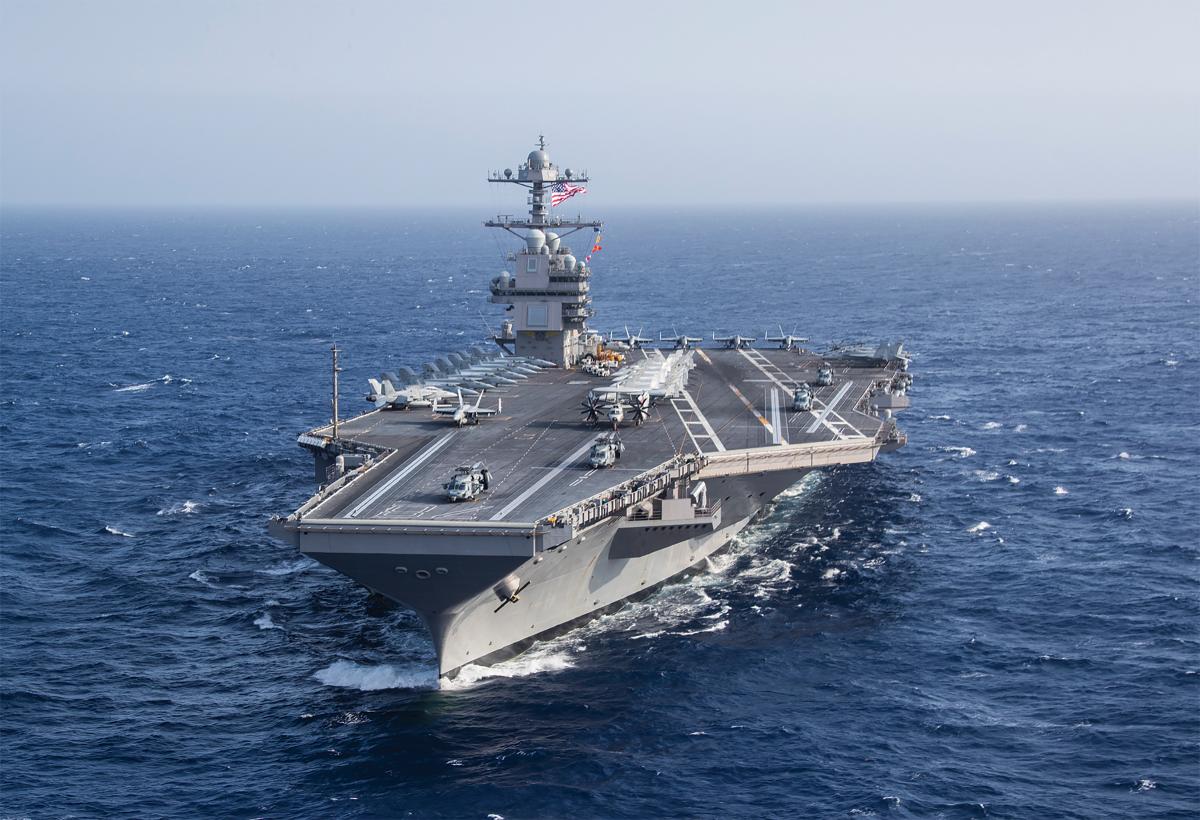 The aircraft carrier USS Gerald R. Ford (CVN-78) transits the Atlantic Ocean in early June to operate with a Nimitz-class carrier for the first time. The Ford class has been plagued by cost overruns, some of which could have been alleviated with prototyping.