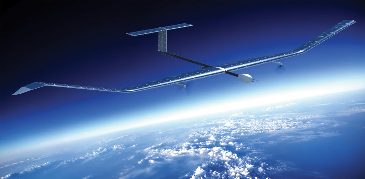 The Zephyr S high-altitude pseudo-satellite can remain aloft for more than three weeks at an average altitude of 70,000 feet.