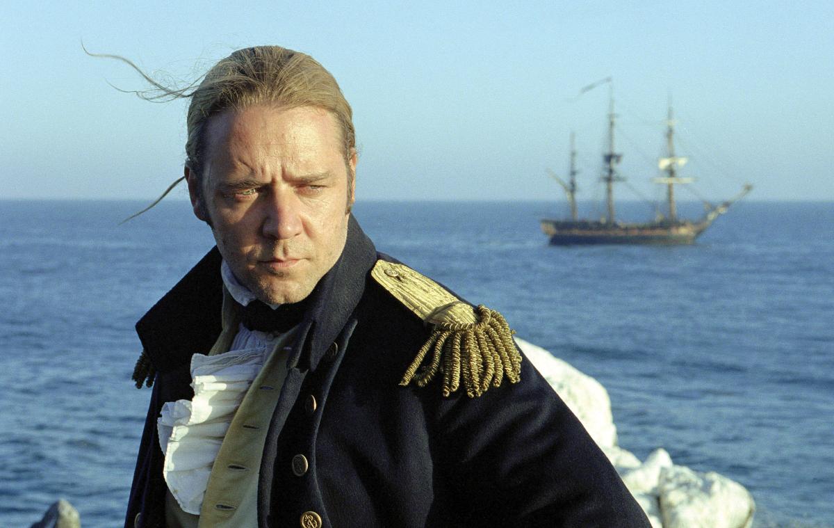 Russell Crowe as Captain “Lucky” Jack Aubrey in the film "Master and Commander: The Far Side of the World"