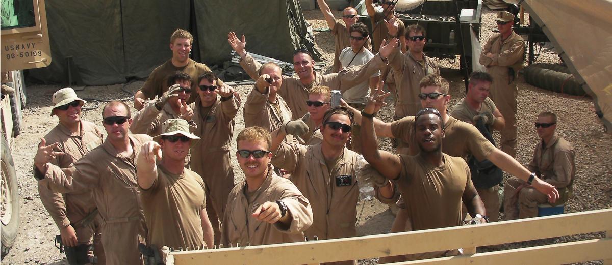 author’s team in Iraq