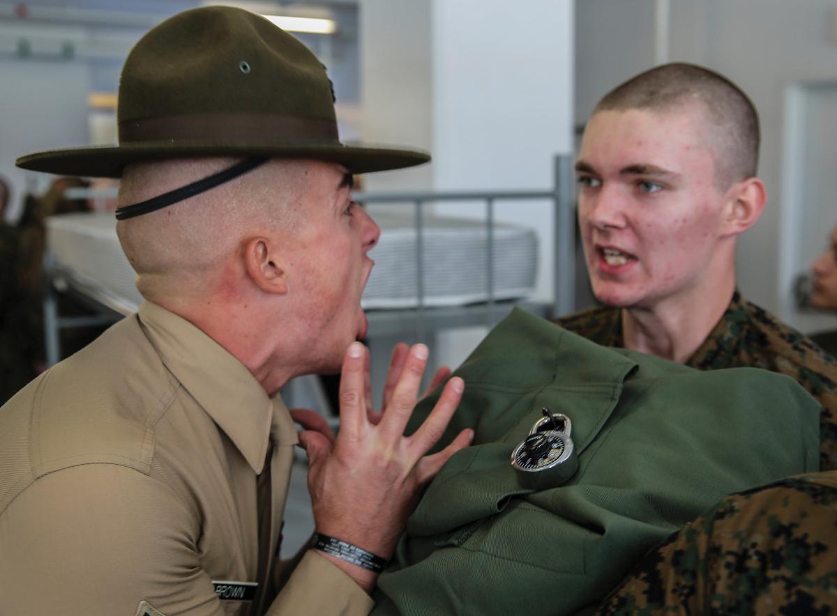 At boot camp, deviations from standards often result in intense screaming and “knife hands” by drill instructors, so recruits quickly learn the negative consequences of their actions. However, it sets them up to be suboptimal leaders when they enter the Fleet Marine Force.