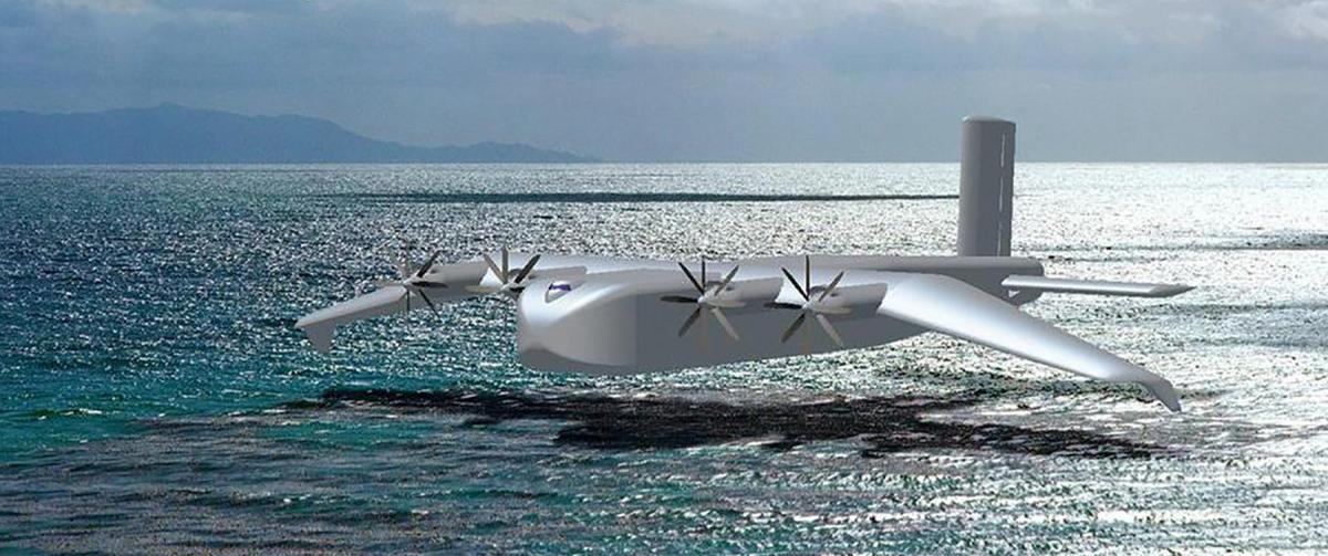 An artist’s concept of the never-built Boeing Pelican