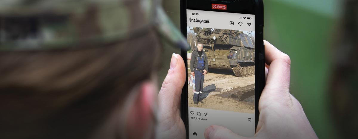 composite showing a 2014 social media post