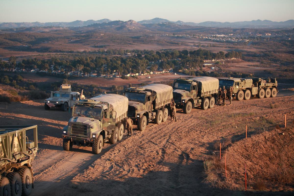 military vehicles