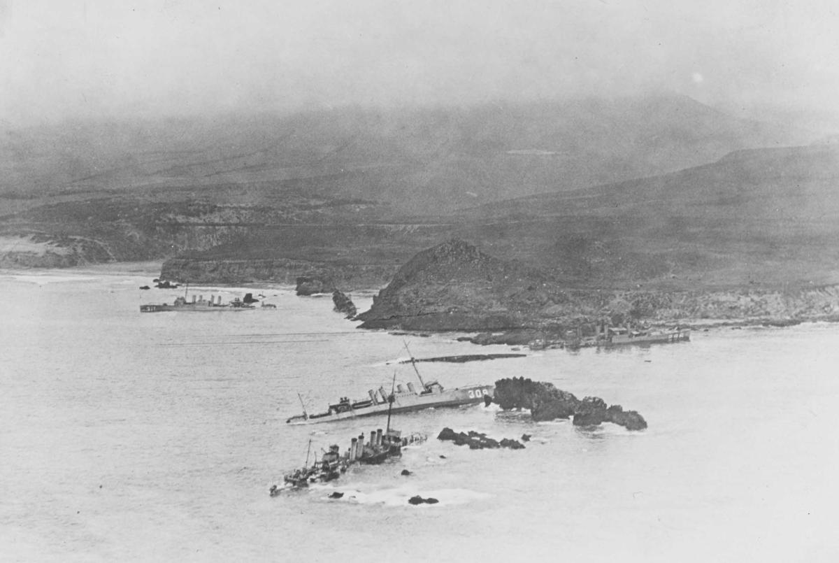 Destroyers at Honda Point 1923