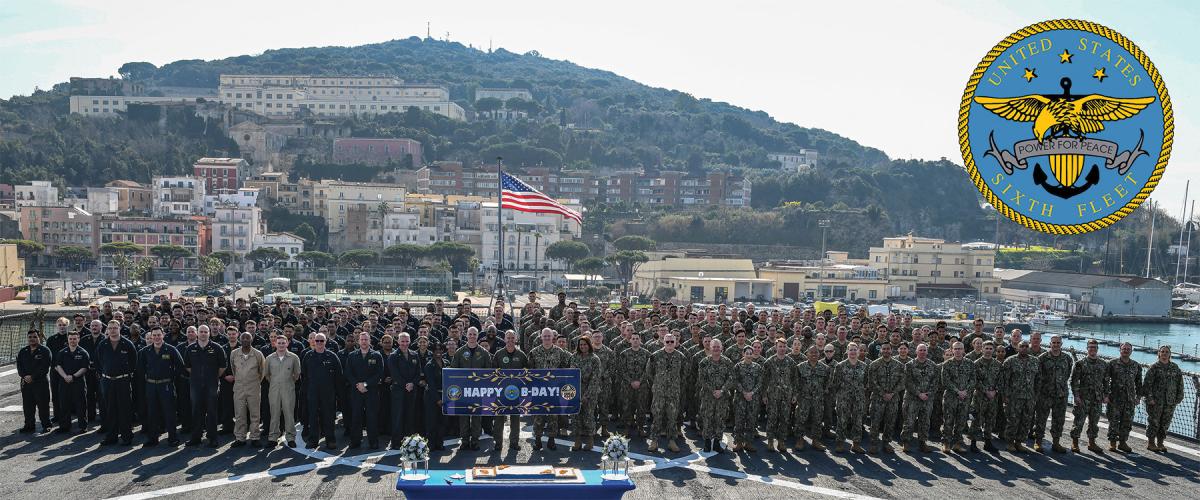 The storied U.S. Sixth Fleet—75 years young in 2025.