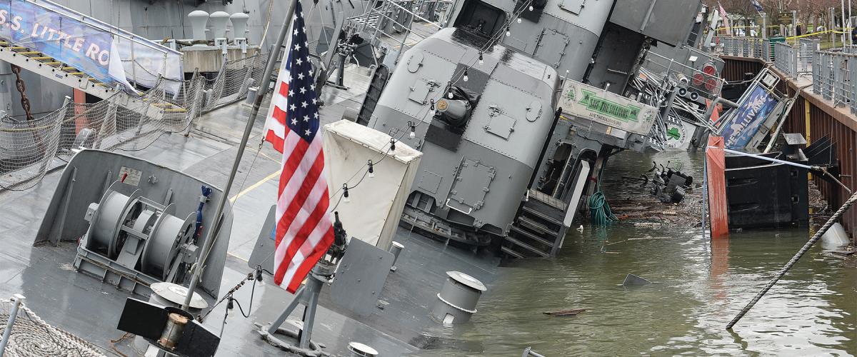 the museum ship The Sullivans