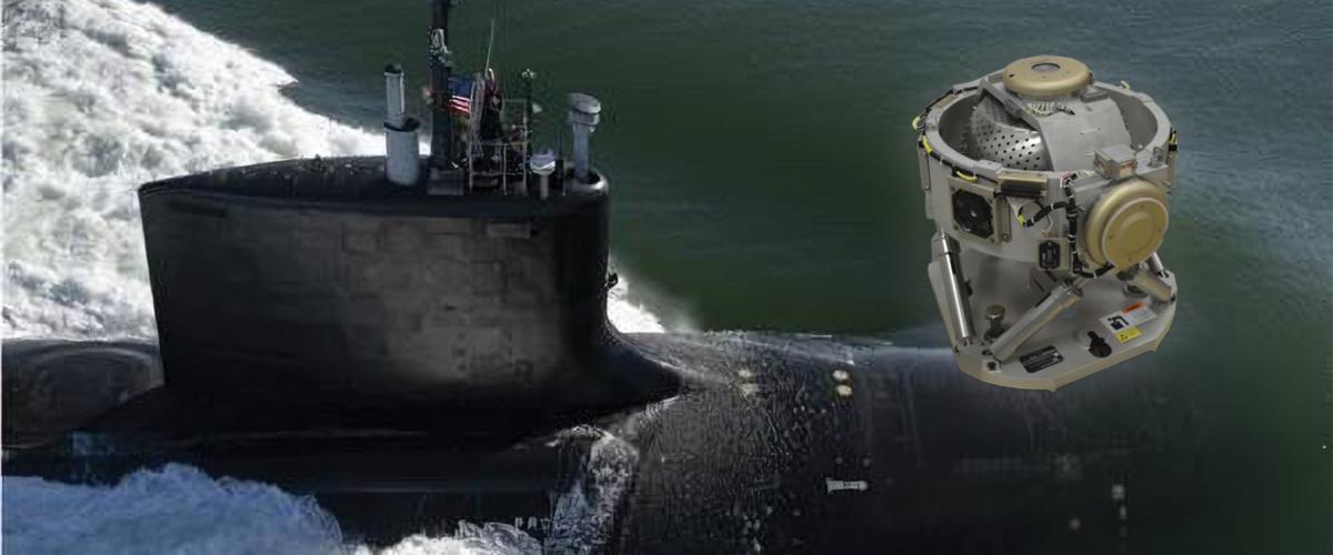 The Navy is expected to begin installing the WSN-12 Inertial Navigator System (inset) on ships across the fleet in 2025, including on Virginia-class and other fast-attack submarines.
