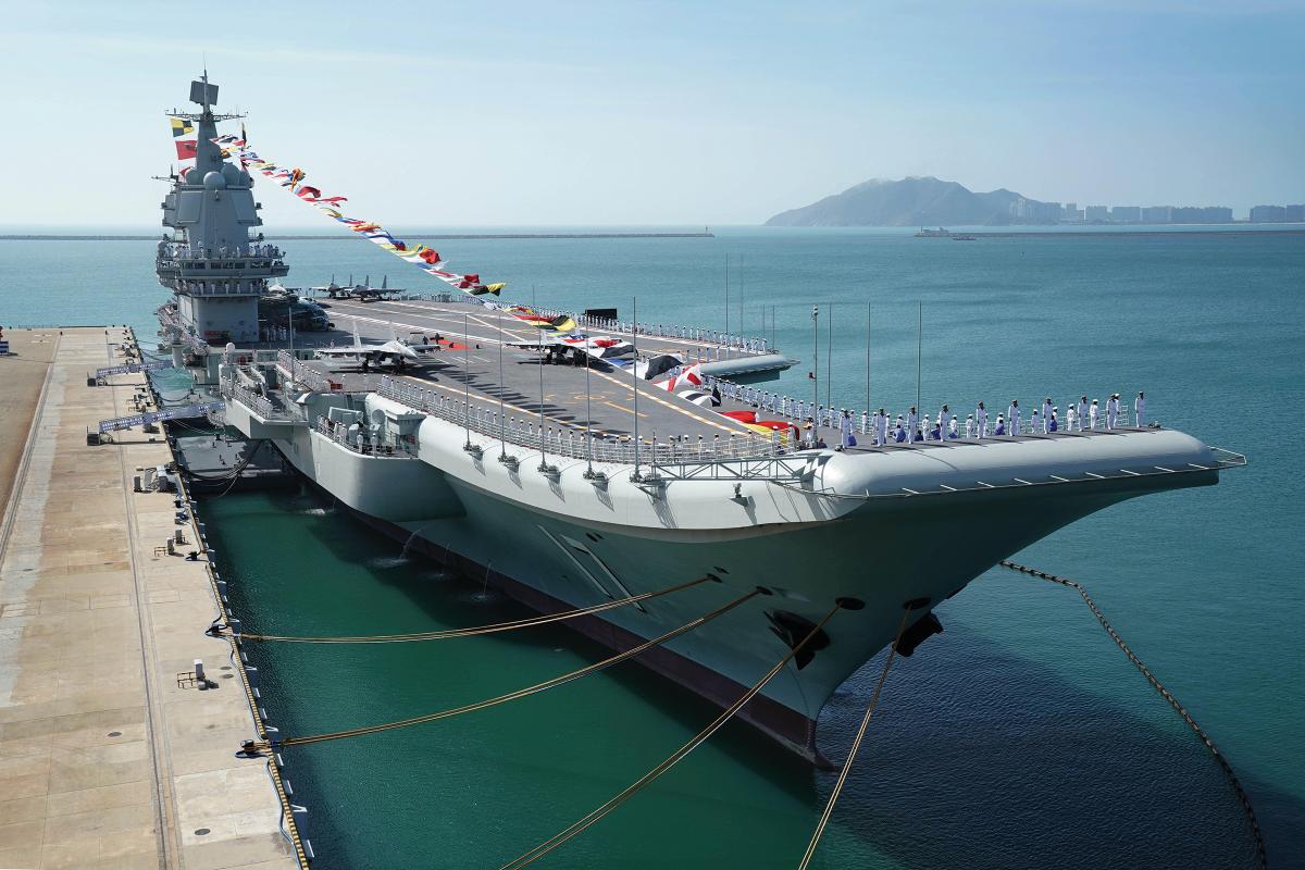 Chinese aircraft carrier Shandong