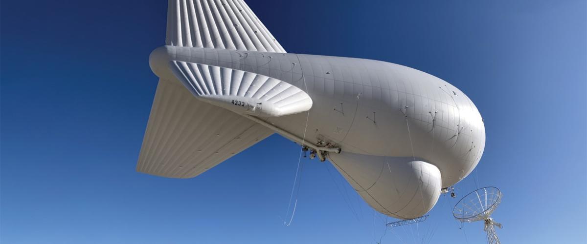 Tethered Aerostat Radar System (TARS) balloon