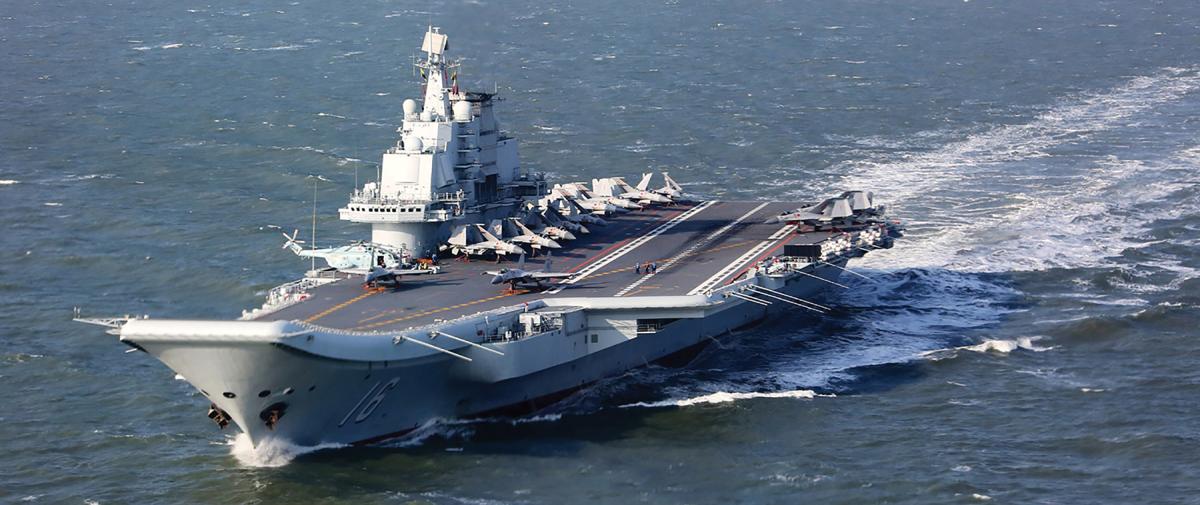 Chinese aircraft carrier Liaoning