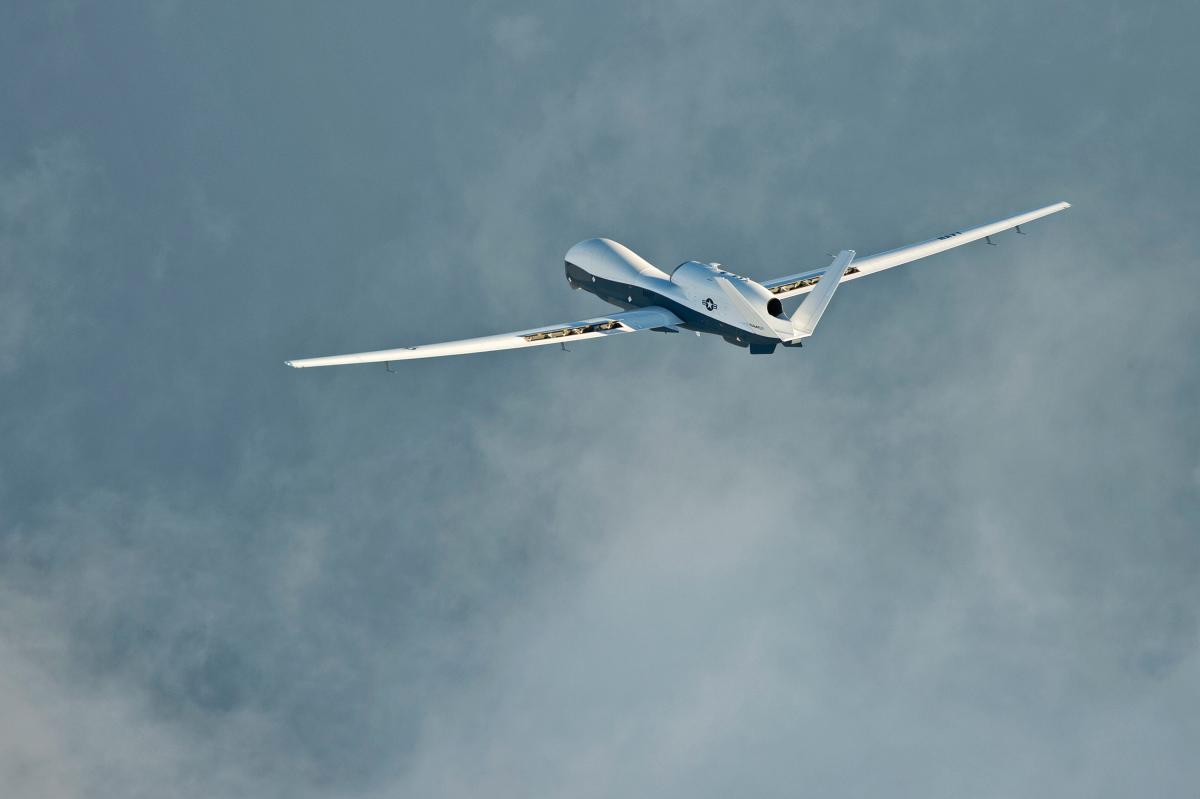 MQ-4C Triton unmanned aerial vehicle in flight