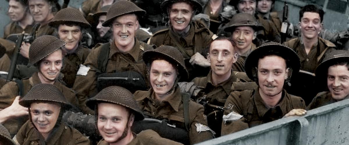 British troop convoy