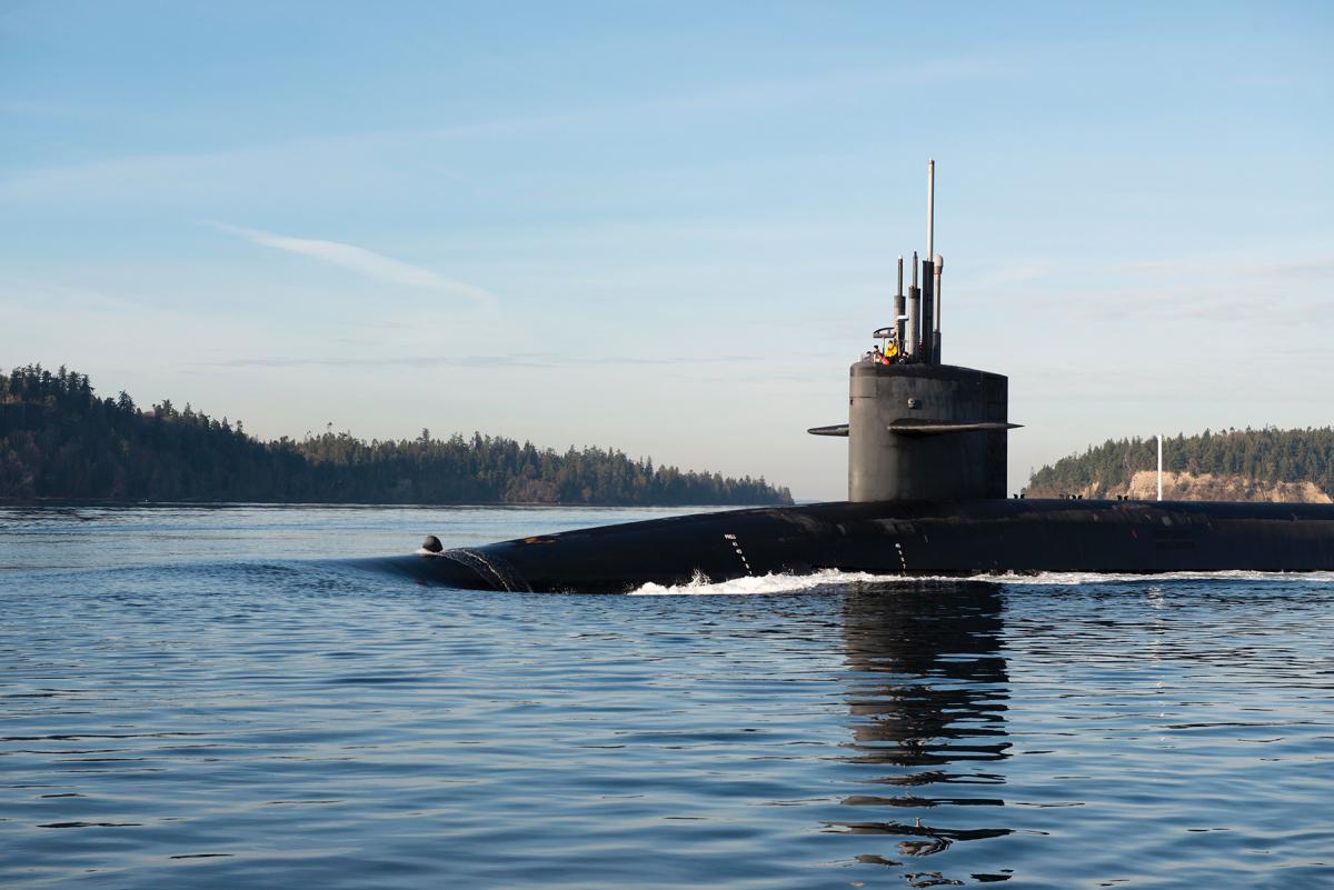 The Ohio-class ballistic-missile submarine USS Nevada (SSBN-733) transits the Hood Canal as she returns to her homeport of Naval Base Kitsap-Bangor, Washington. Officers do not have to wait until attending War College to reap the benefit of wargaming. Wargames can be devised and played in ship wardrooms.