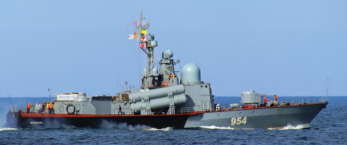The Tarantul-class corvette Ivanovets in August 2020. The Ukrainian Navy sank the Ivanovets with an unmanned surface vehicle swarm attack on 31 January. This attack and others like it should force all navies to reexamine the best balance between firepower and maneuvering capability in warship construction.