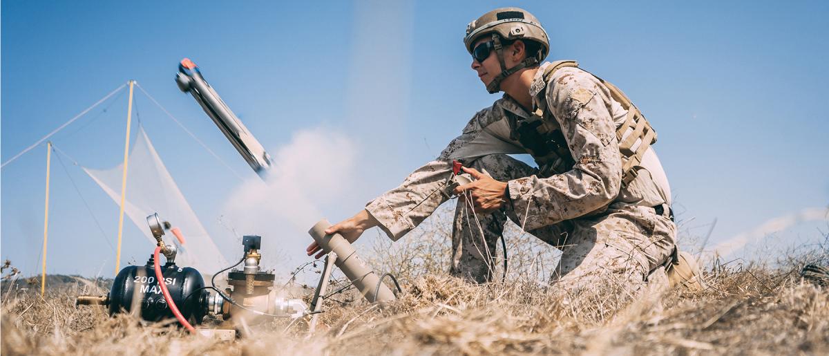 fire-support Marine