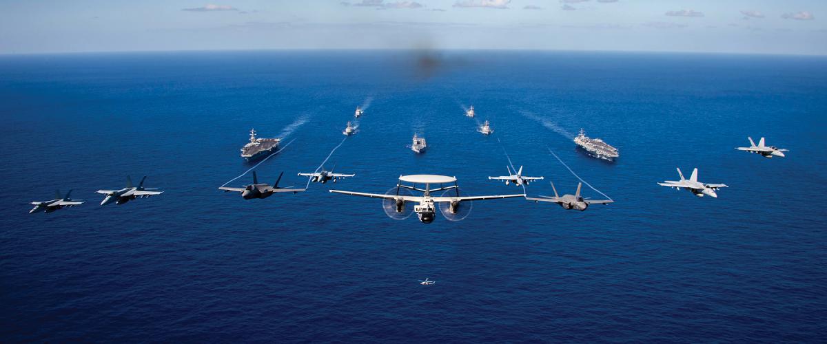 On 31 January 2024, the USS Carl Vinson (CVN-70), JS Ise (DDH—182), and USS Theodore Roosevelt (CVN-71), with embarked aircraft and escort ships, operated together in the Philippine Sea. 