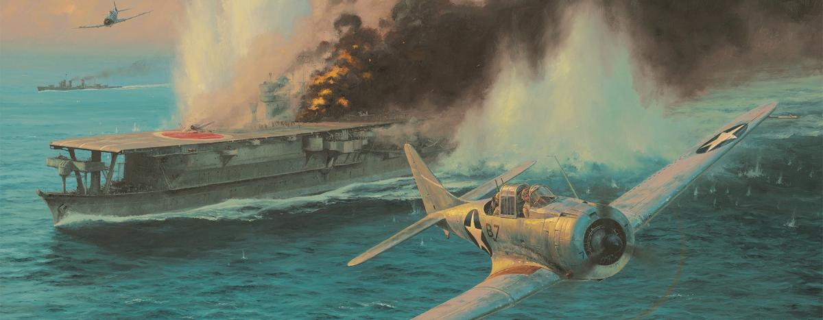 SBD Dauntless dive-bombers from the USS Yorktown