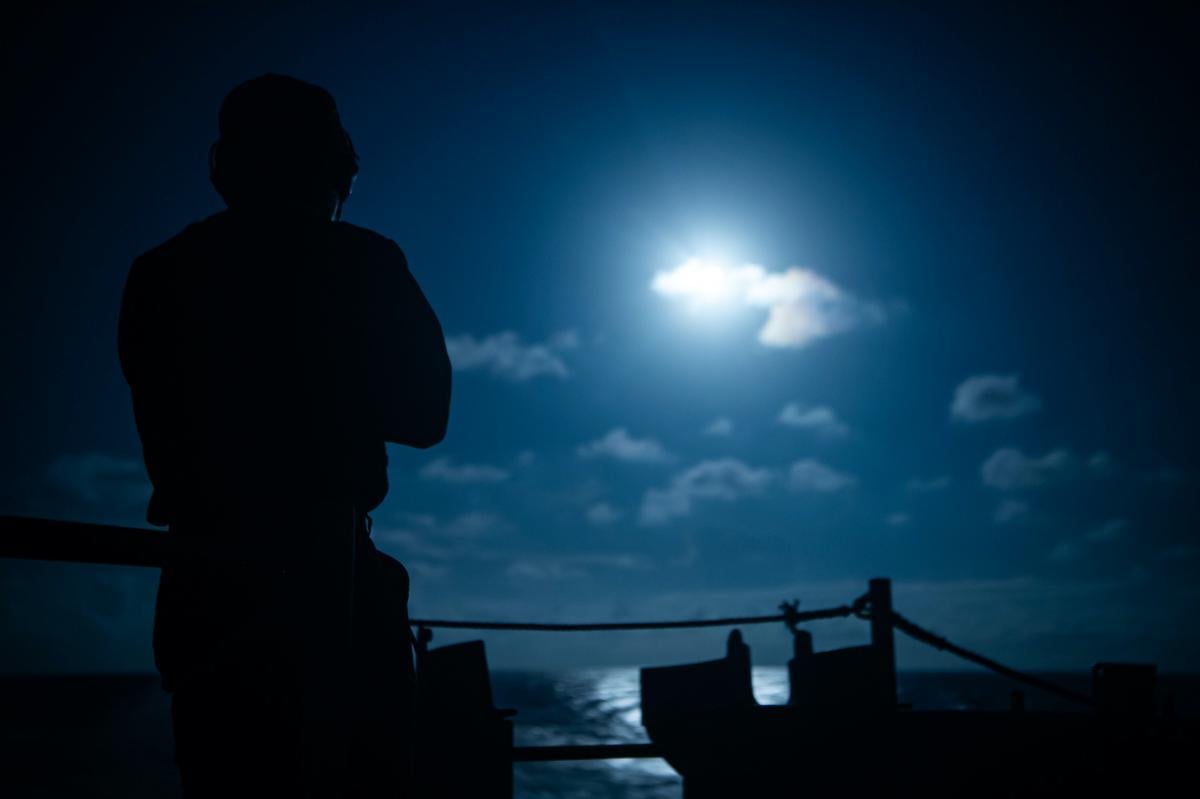 Sailor in moonlight 