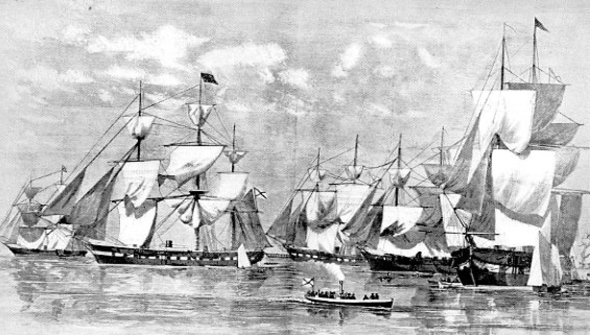 COURTESY NAVAL RECORDS AND LIBRARY, NAVY DEPARTMENT