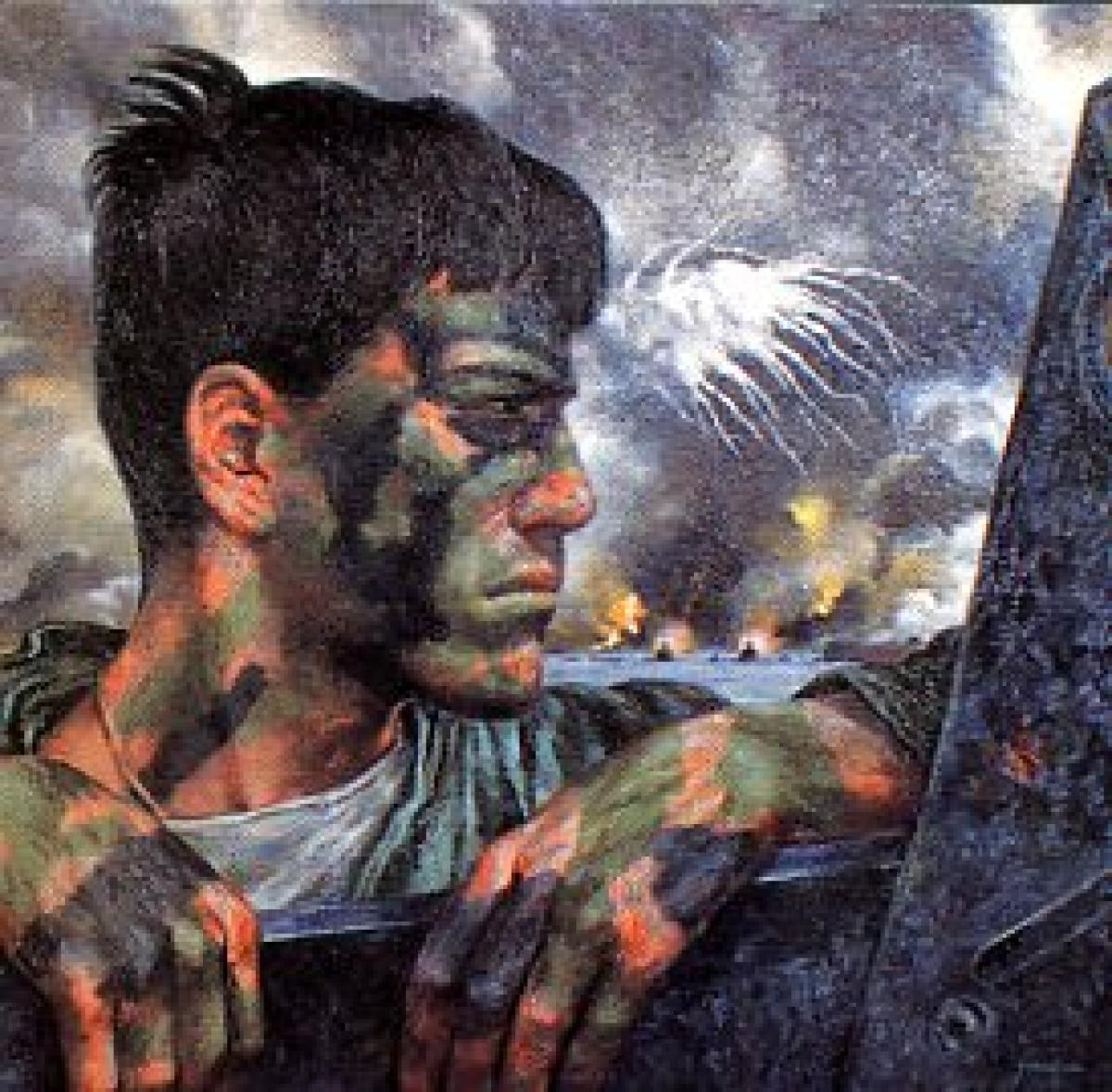 ARTWORK BY TOM LEA, COURTESY OF THE U.S. ARMY CENTER FOR MILITARY HISTORY