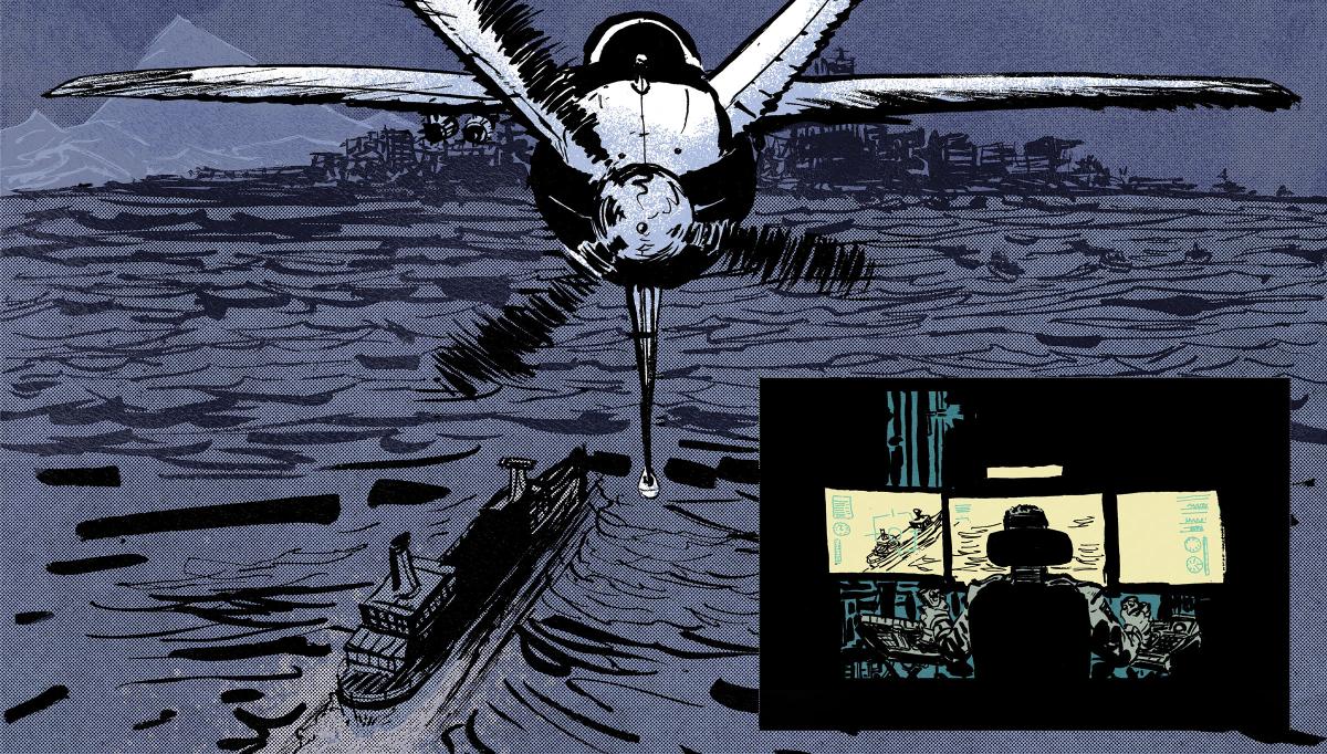illustration - plane 
